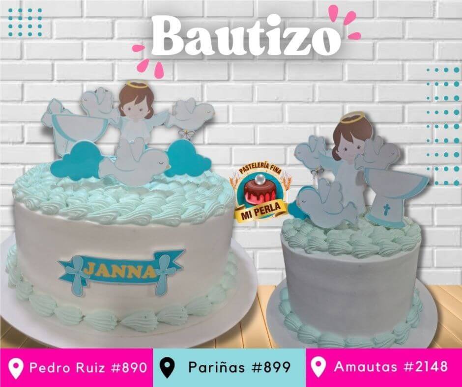 Torta de bautizo en chiclayo