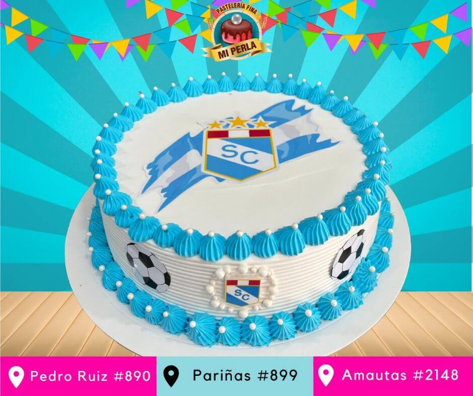Torta del sporting  cristal en chiclayo